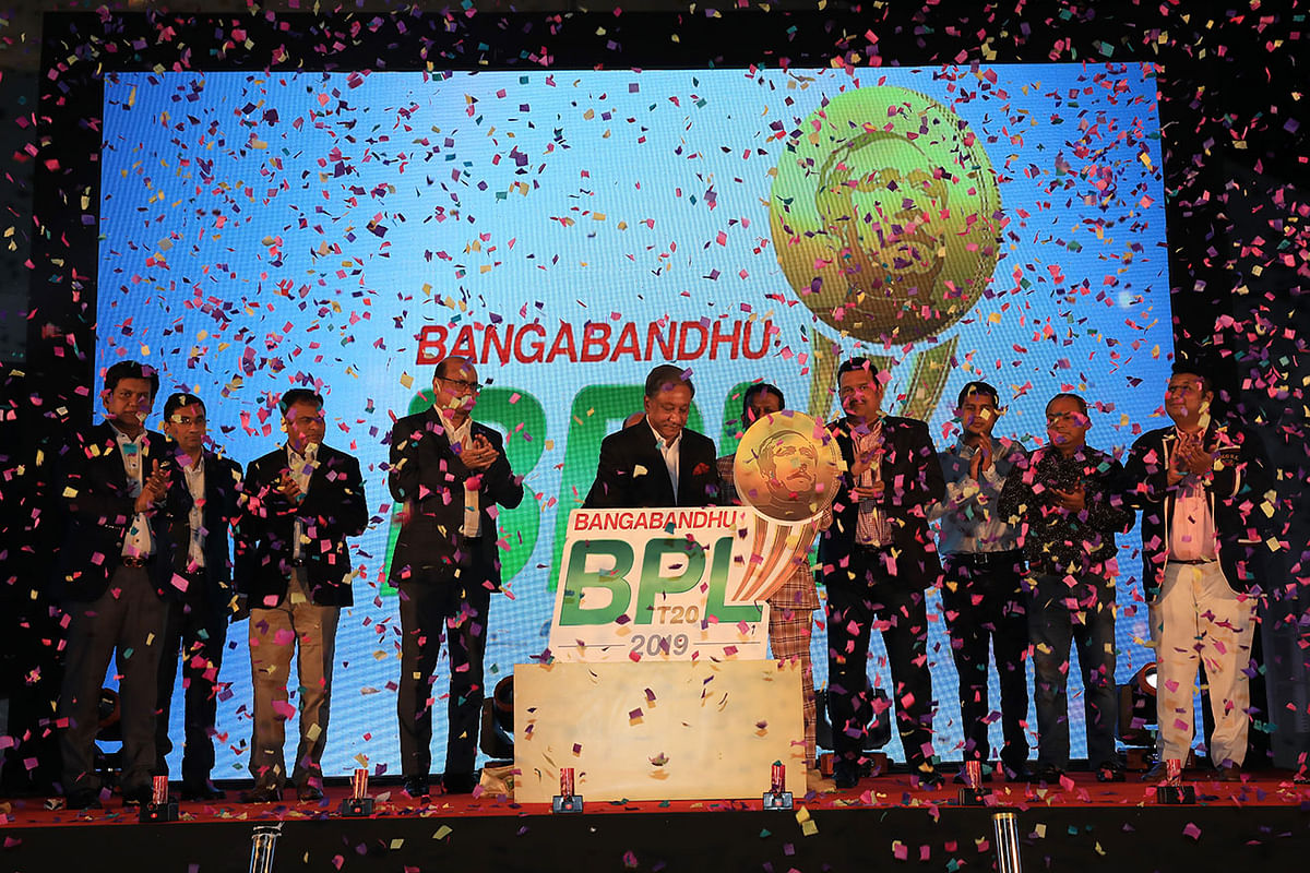 The Players` Draft of the Bangabandhu Bangladesh Premier League was held at a city hotel on Sunday. Photo: Prothom Alo
