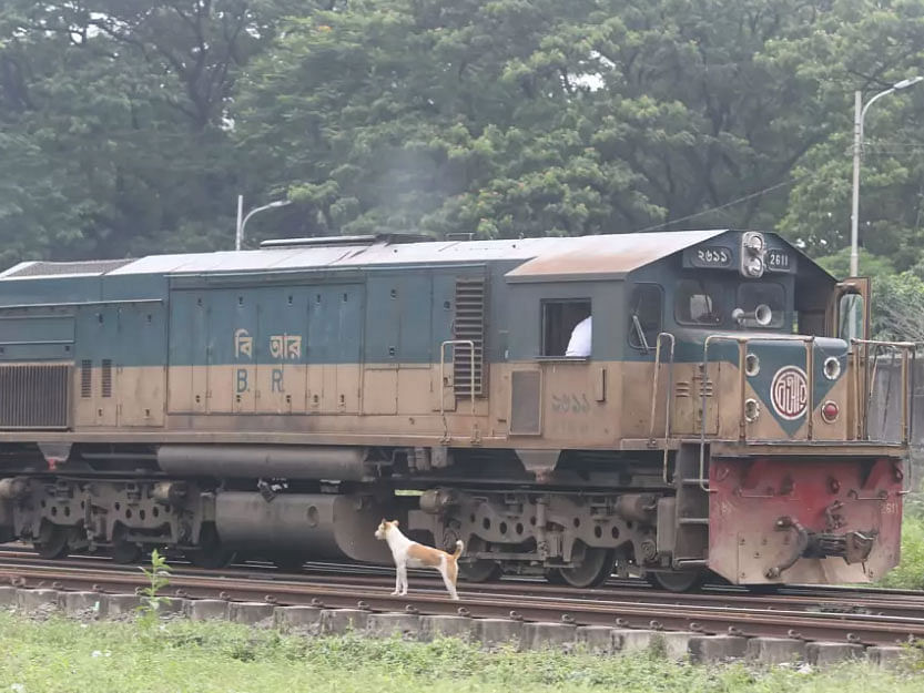 A railway engine. Prothom Alo File Photo