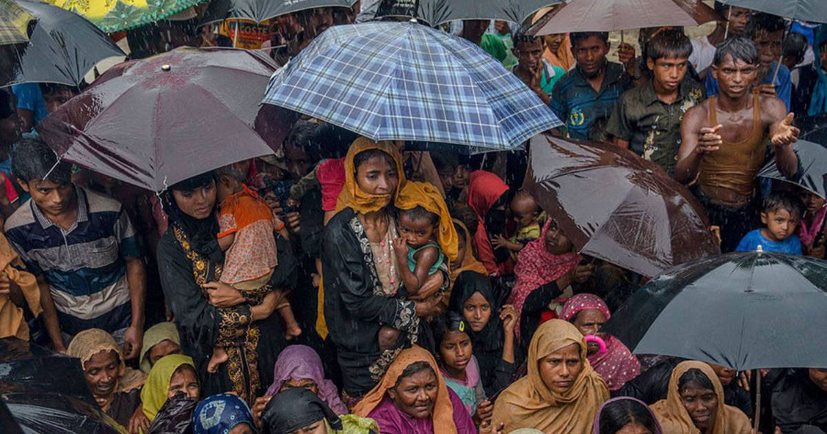 Bangladesh is currently hosting more than 1.1 million Rohingyas. UNB File photo/AP