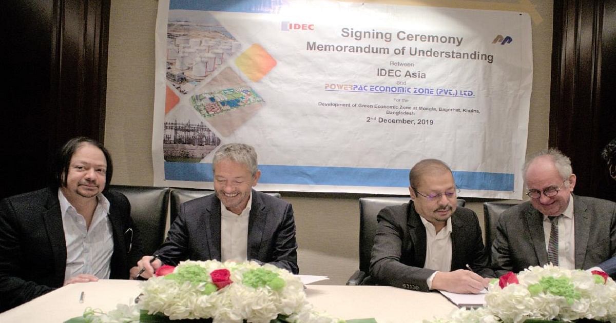IDEC Asia teams up with PowerPac to develop Mongla Economic Zone. Photo: UNB