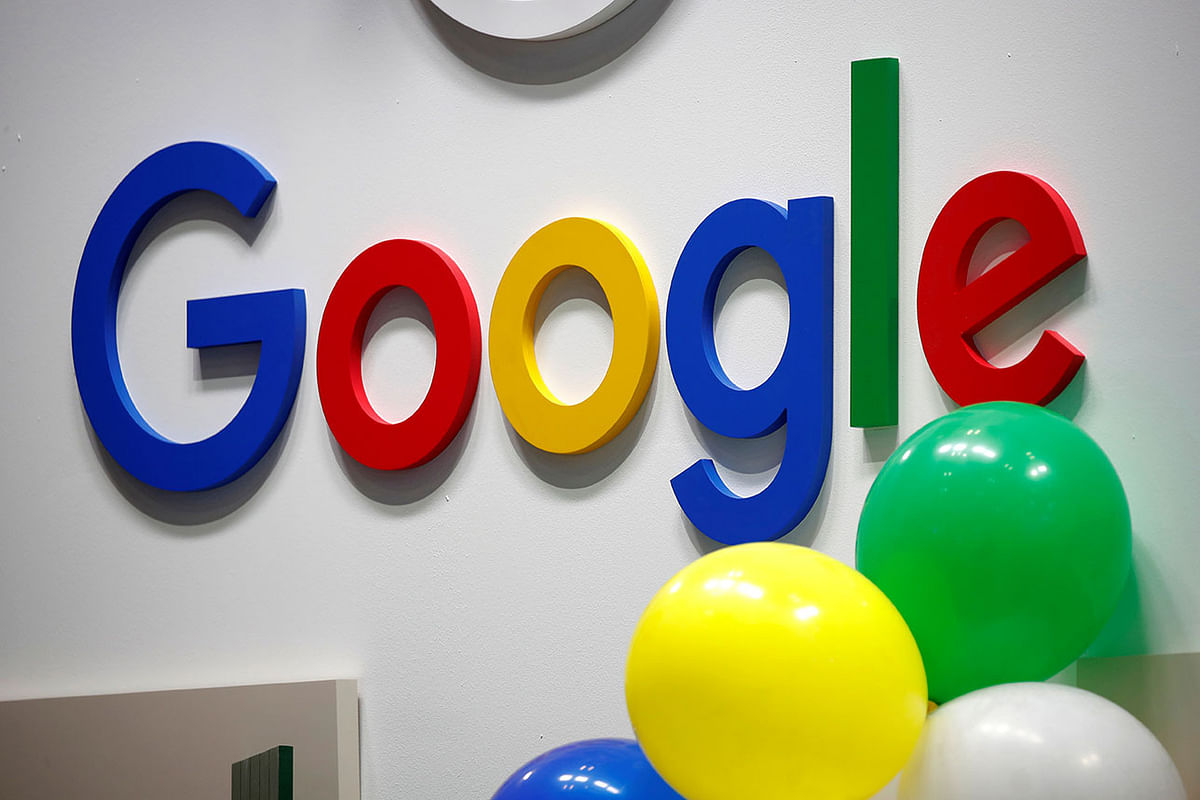 The logo of Google is seen at the high profile startups and high tech leaders gathering, Viva Tech,in Paris, France on 16 May 2019. Photo: Reuters