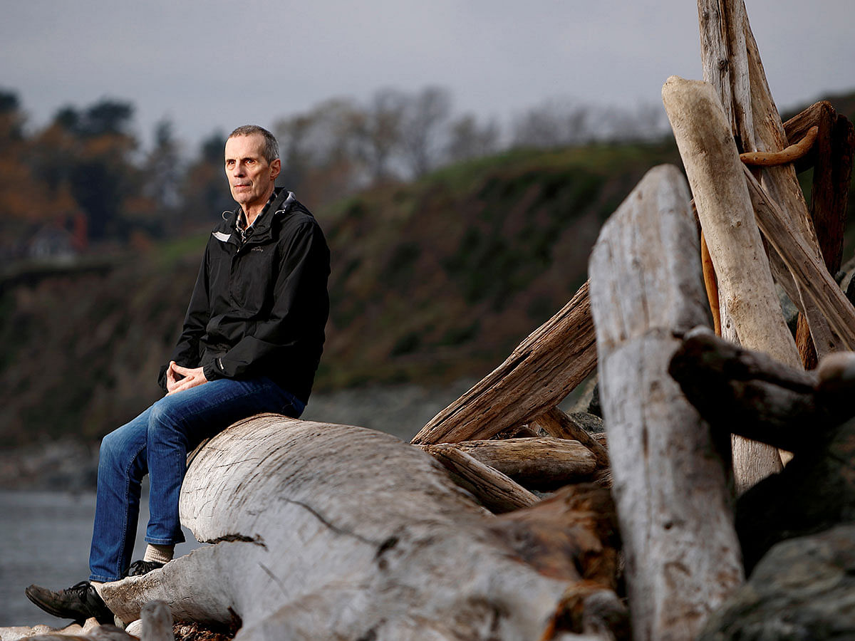 Old Weather group volunteer Michael Purves poses for a photograph at Clover Point Park in Victoria, British Columbia, Canada on 13 November. Photo: Reuters