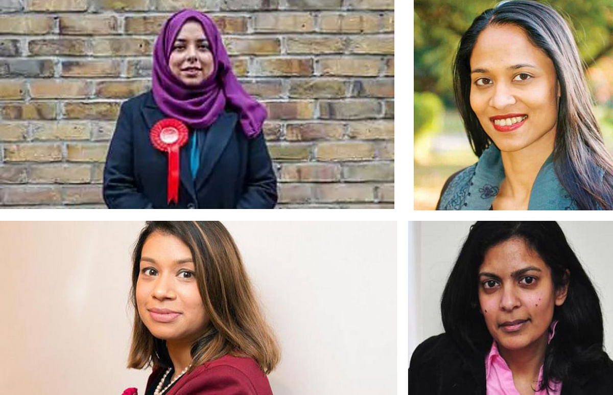 Afsana Begum has been elected member of parliament (MP) for the first time from the Poplar and Limehouse constituency while Rushanara Ali for the fourth term from the Bethnal Green and Bow, Tulip Siddiq from Hampstead and Kilburn, and Rupa Huq from Ealing Central and Acton constituencies for third term.