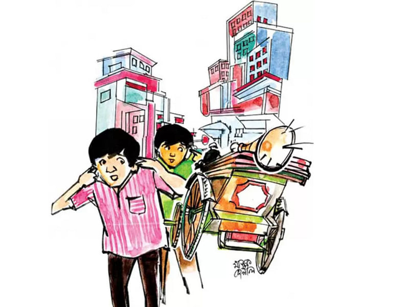 Stop noise pollution drawing – India NCC