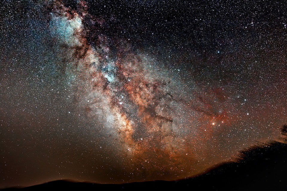 Milky Way image collected from Pixabay