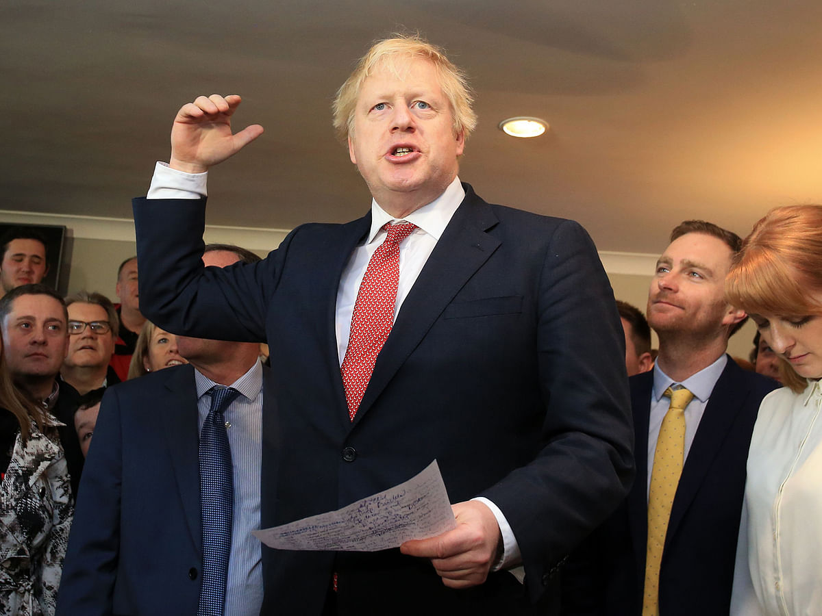 Britain`s PM Johnson. Reuters file photo