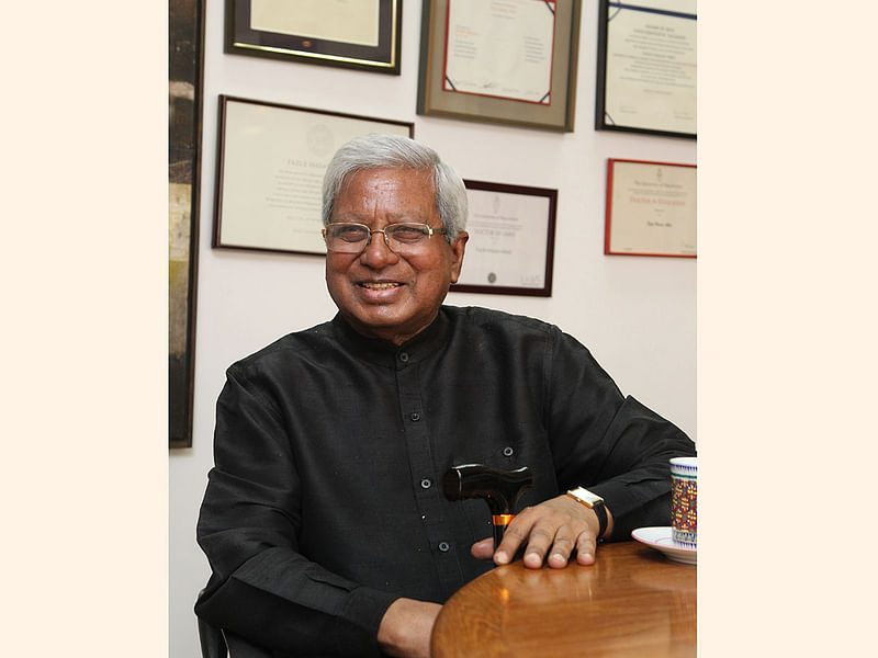 Sir Fazle Hasan Abed at BRAC Centre in Dhaka. Photo: Zia Islam