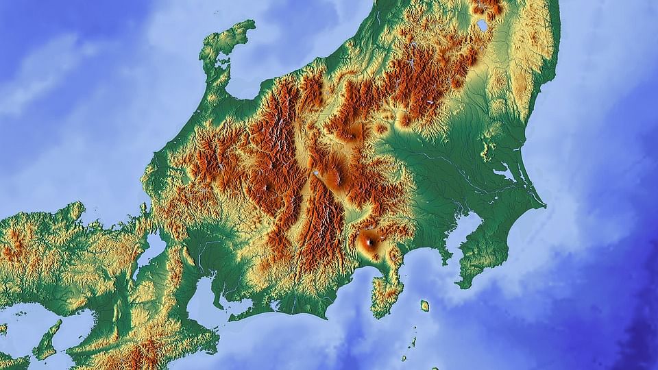 Map of Japan taken from Pixabay