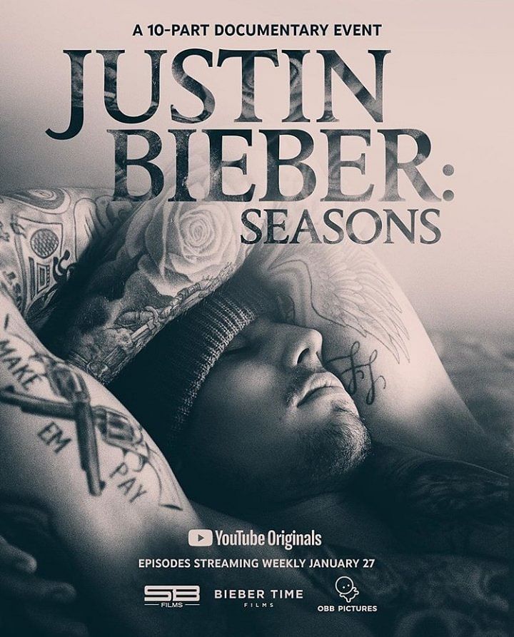The poster of the documentary on Justin Bieber. Photo: Twitter