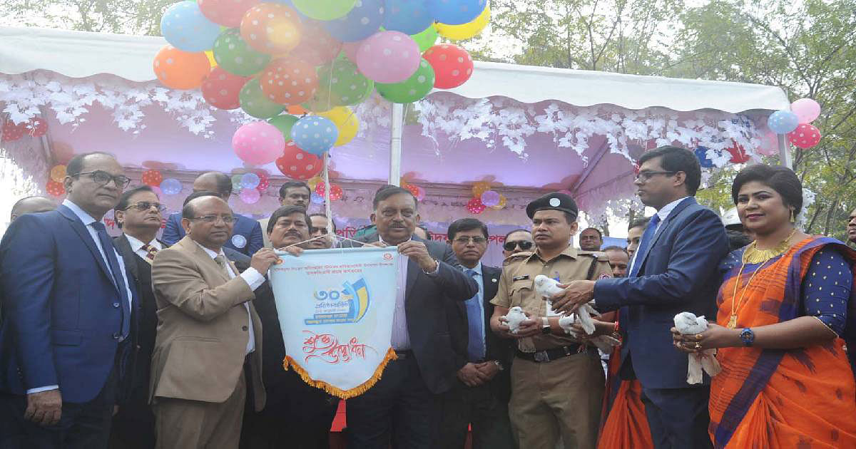 Home minister Asaduzzaman Khan inaugurates a programme marking 30th anniversary of Department of Narcotics Control at Osmani Memorial Auditorium, Dhaka on 2 January 2020. Photo: UNB