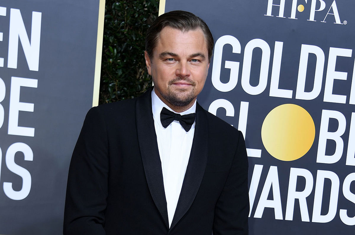 US actor Leonardo DiCaprio arrives for the 77th annual Golden Globe Awards on 5 January at The Beverly Hilton hotel in Beverly Hills, California. Photo: AFP