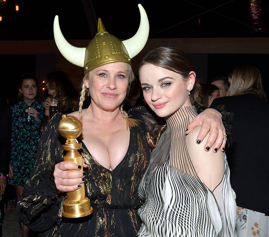 Patricia Arquette (L) and Joey King attend The Walt Disney Company 2020 Golden Globe Awards Post-Show Celebration at The Beverly Hilton Hotel on 5 January in Beverly Hills, California. Photo: AFP