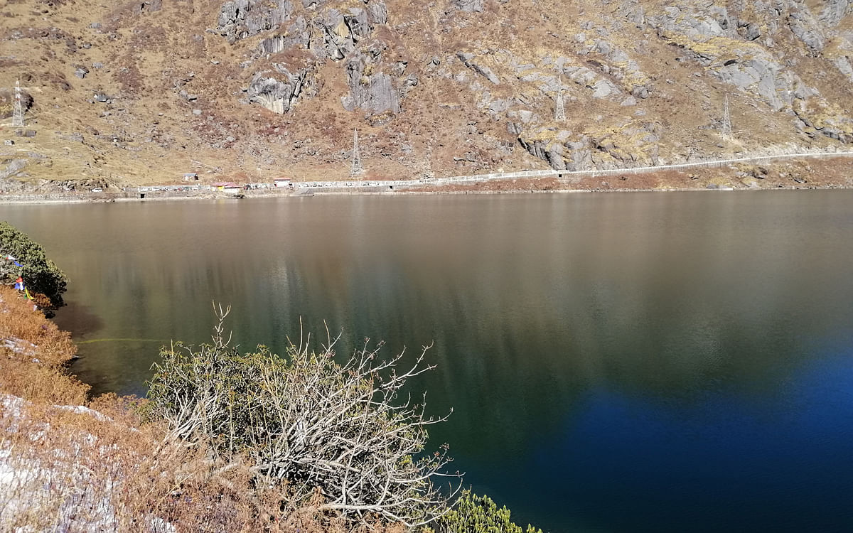 The hills reflected in the calm lake. Photo: Toriqul Islam