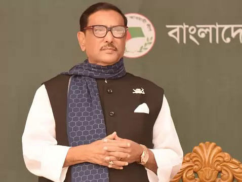 Awami League general secretary and road transport and bridges minister Obaidul Quader. Prothom Alo File Photo