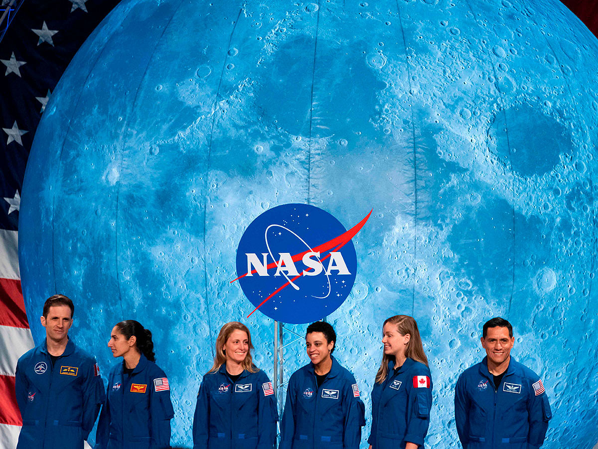 NASA and Canadian Space Agency (CSA) astronauts are introduces during their graduation at Johnson Space Center in Houston Texas, on 10 January 2020. Photo: AFP