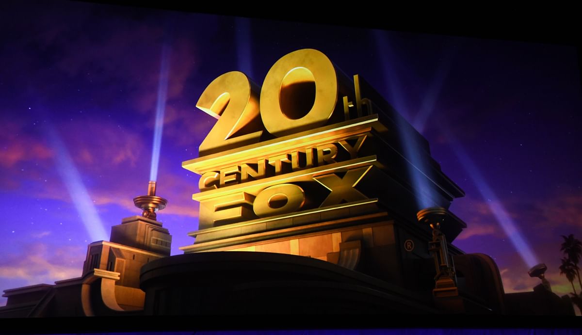 In this file photo taken on 3 April 2019 the 20th Century Fox logo is seen during the CinemaCon Walt Disney Studios Motion Pictures Special presentation at the Colosseum Caesars Palace, in Las Vegas, Nevada. Photo: AFP