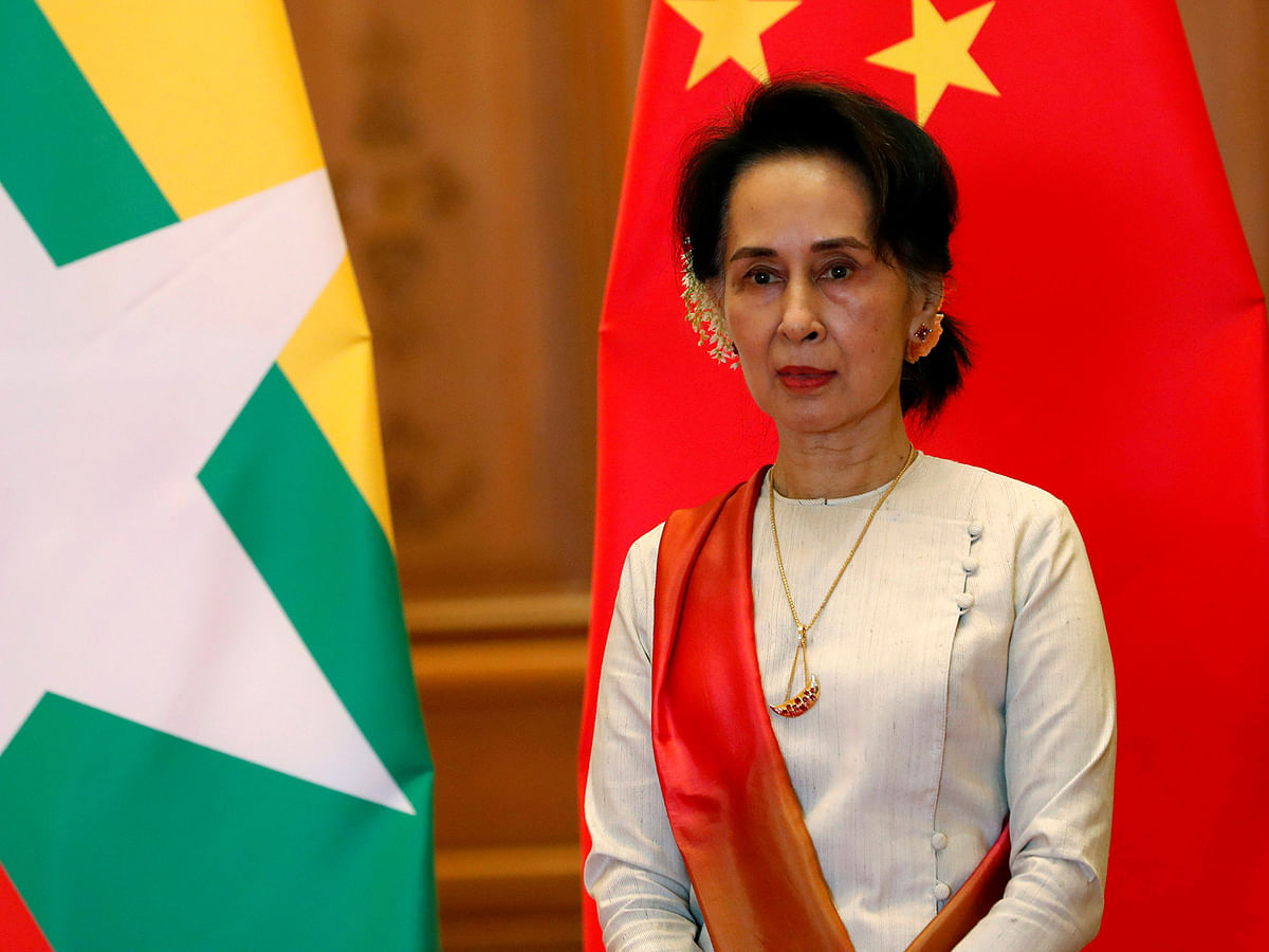 Myanmar State Counselor Aung San Suu Kyi. Photo: Reuters
