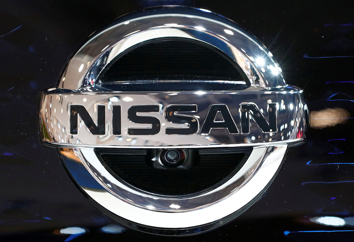 A Nissan logo is pictured at Brussels Motor Show, Belgium on 9 January. Photo: Reuters