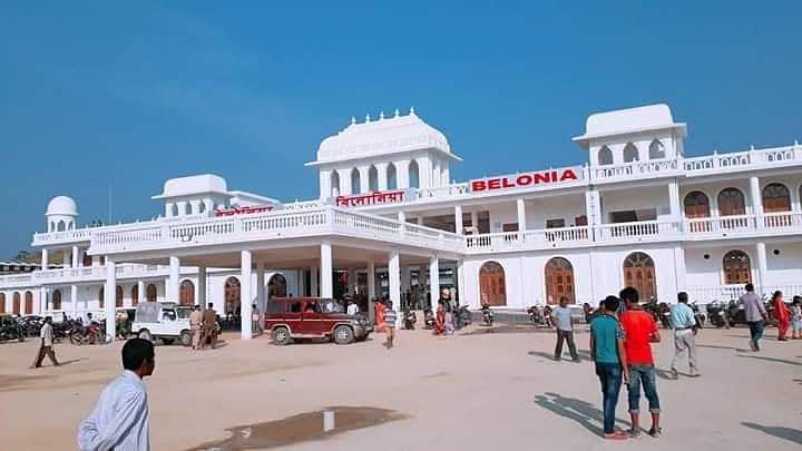 Belonia Railway Station in Tripura, India