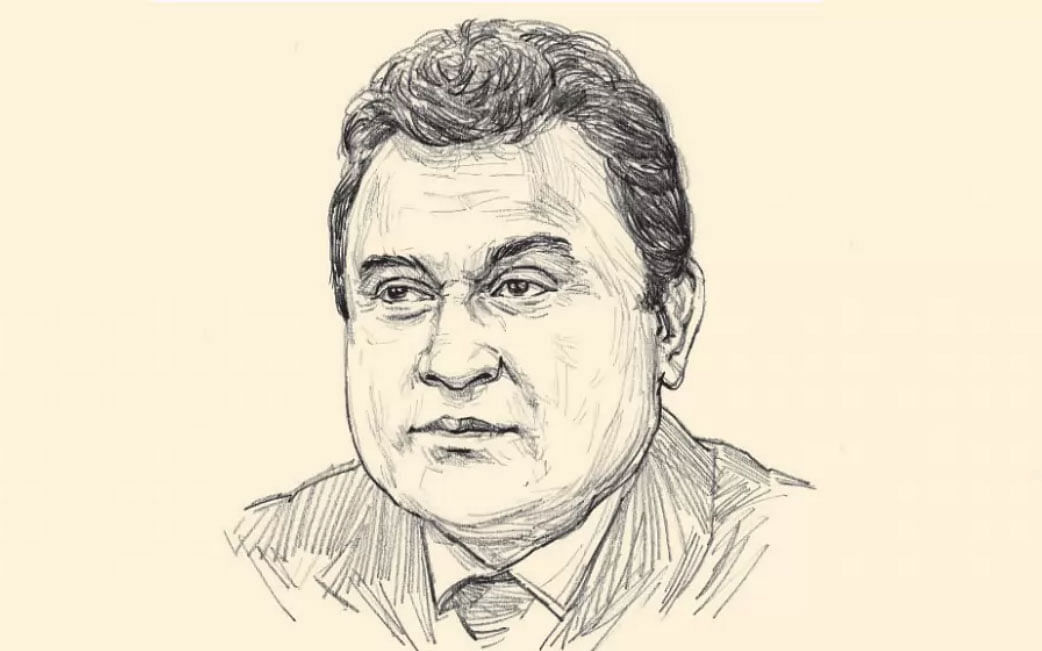 Finance minister AHM Mustafa Kamal. A Prothom Alo Illustration