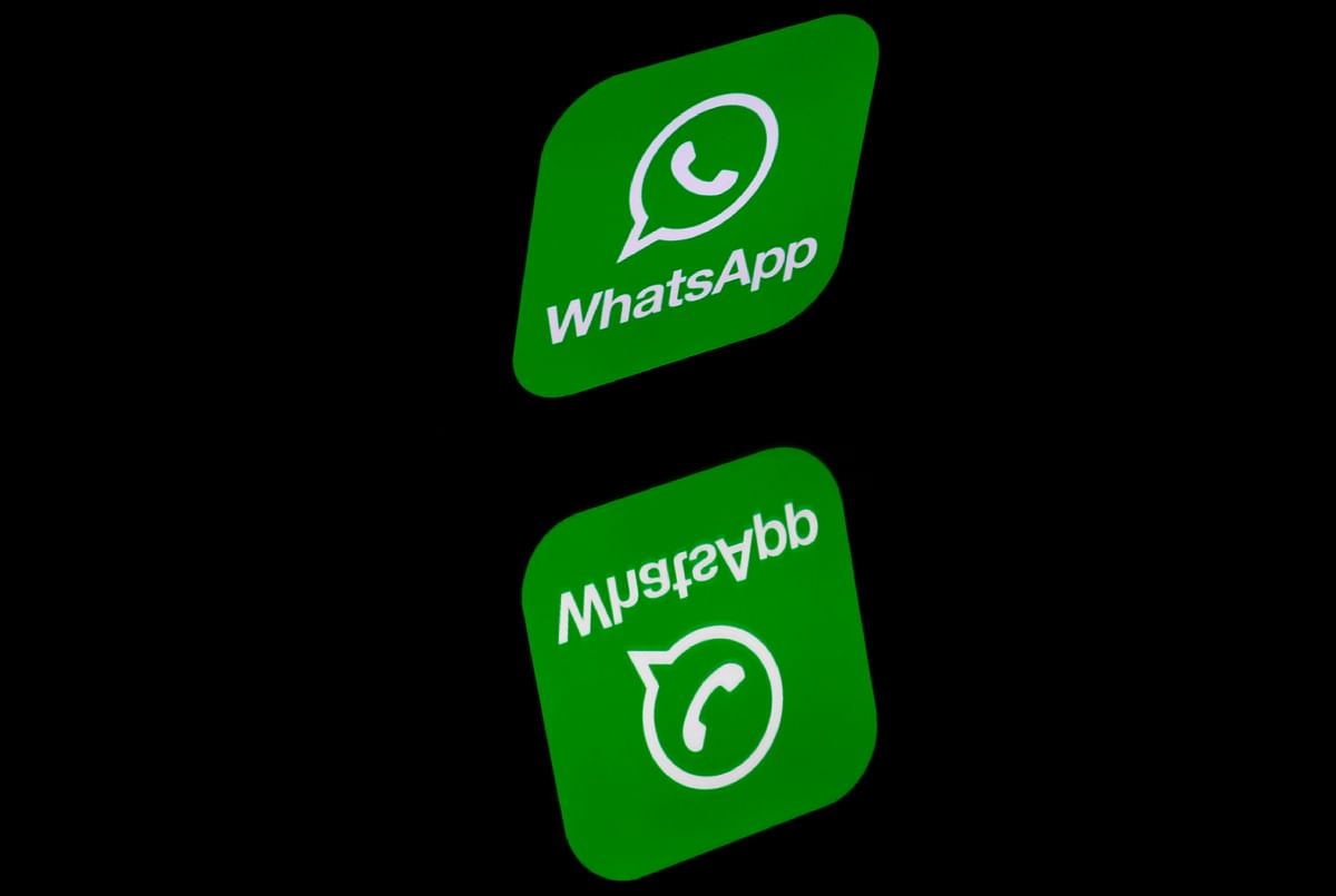 In this file photo taken on 28 December 2016 in Paris shows the logo of WhatsApp mobile messaging service. Photo: AFP