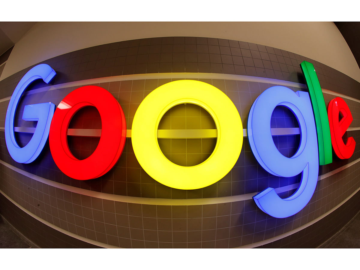 An illuminated Google logo. Photo: Reuters