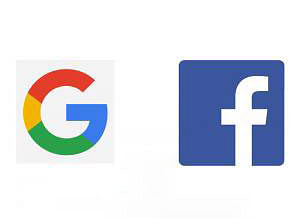 Google, Facebook logo
