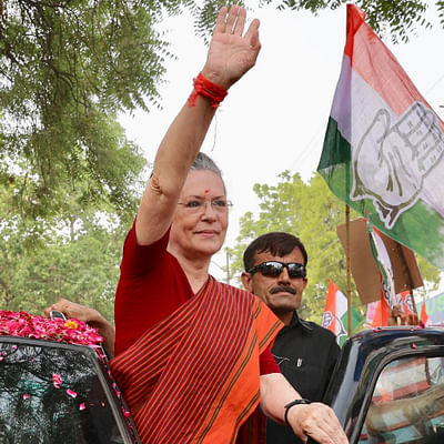 Indian National Congress interim president Sonia Gandhi. Photo: Twitter Handle of Sonia Gandhi