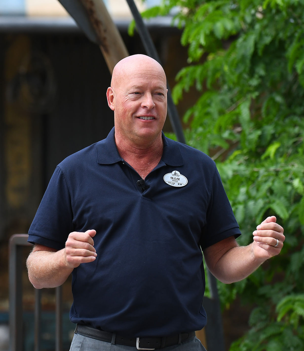 In this file photo taken on 27 August 2019 Bob Chapek Chairman of Parks, Experiences, and Products for the Walt Disney Company speaks during the Star Wars: Galaxy`s Edge Dedication Ceremony at Disneys Hollywood Studiosin Orlando, Florida. Bob Chapek replaces Robert Iger as chief of Walt Disney Company. Photo: AFP