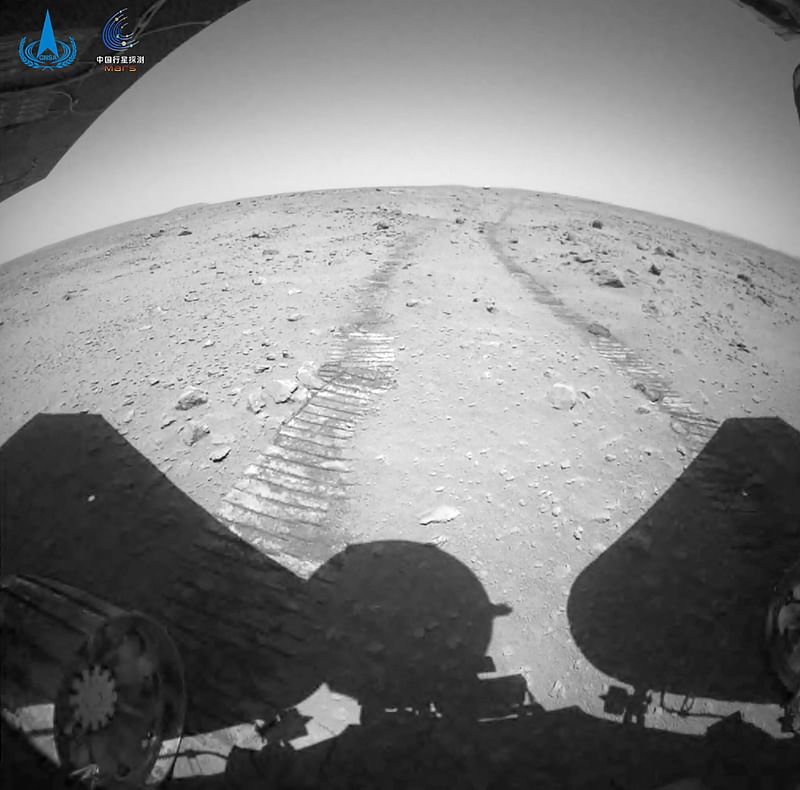 China Shares Zhurong Rover's Landing Footage, Sounds From Mars ...