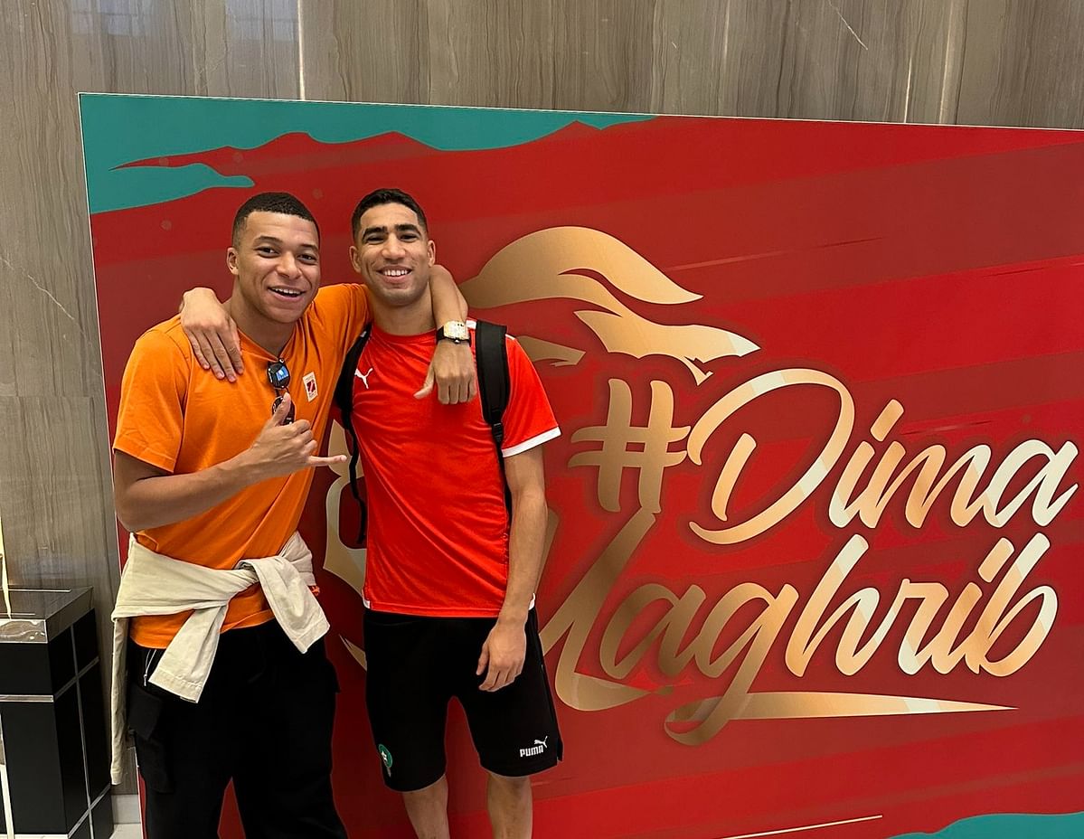 Mbappé to face good friend Hakimi in World Cup semifinal