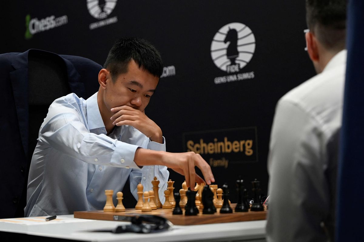 Ian Nepomniachtchi and Ding Liren draw Game 9 of the 2023 World