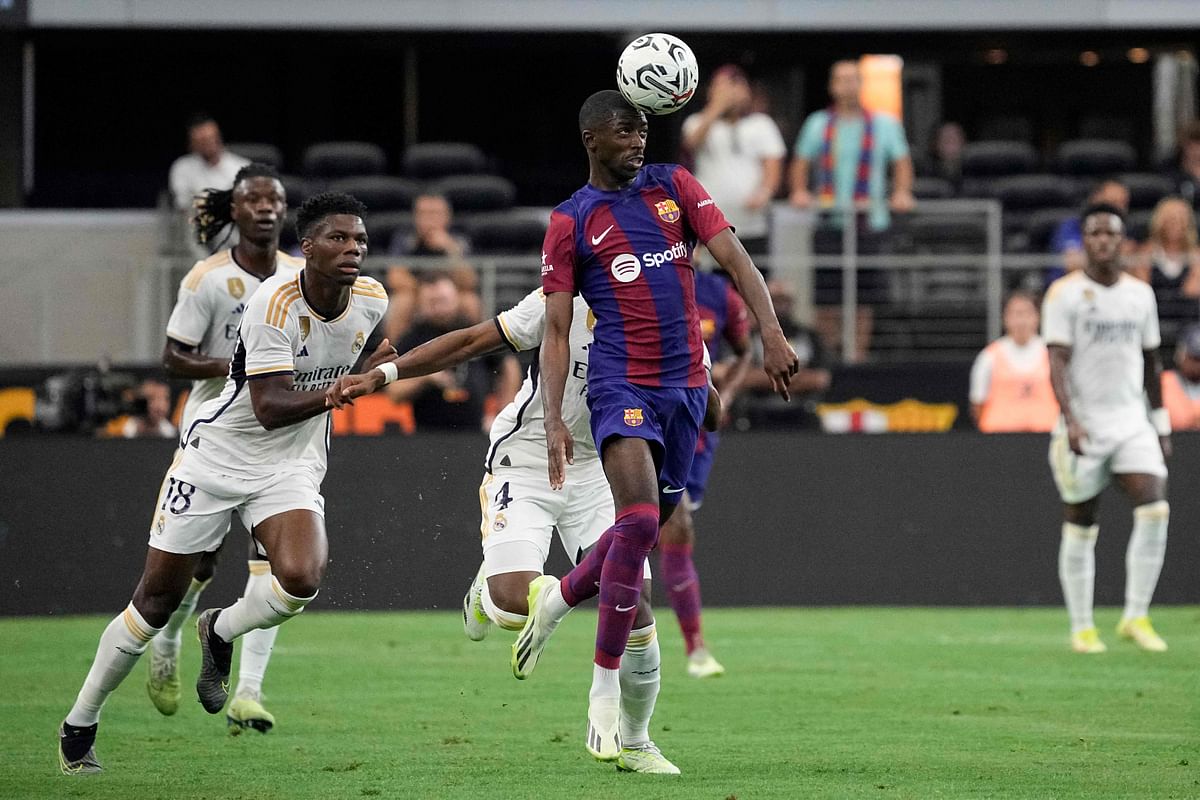 Barcelona vs Real Madrid score, result as Ousmane Dembele scores