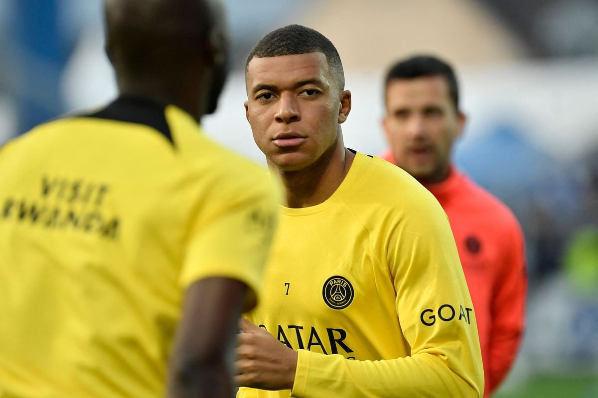 Kylian Mbappe makes winning return for PSG as players wear jersey with  names in Mandarin - in pictures