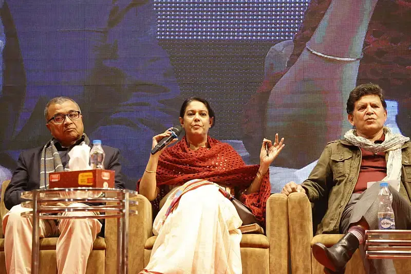 Environment, forest and climate change affairs adviser Syeda Rizwana Hasan (C) addresses a national dialogue on “Unity in Which Way”, at the Krishibid Institution of Bangladesh in Dhaka on 27 December 2024