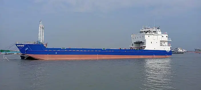 This ship named MV Rayan will be exported to the UAE in the first week of January