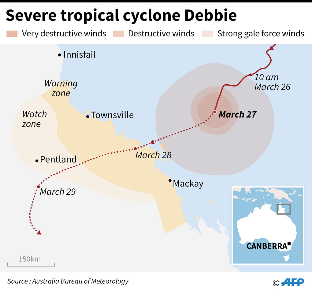 Thousands Evacuated As Cyclone Bears Down On Australia Prothom Alo 8232